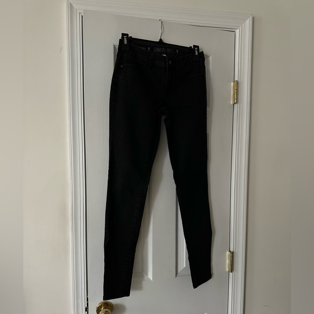 Jennifer Lopez BLACK Stretch SKINNY Jeans 2
